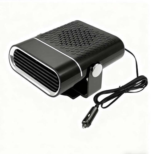 🔥 50% RABATT JETZT! ✨ 2-in-1 Tragbare Autheizung - 360° Drehung & Doppelspannung (12V/24V) für Schnelles Entfrosten und Heizen 🚗❄️