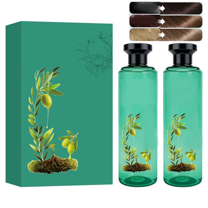 🌿 50% RABATT JETZT! 🔥 Langlebige Haarfarbe mit Ätherischen Ölen - Sanft zur Kopfhaut & Strahlender Glanz, perfekt für Natürliche Grauabdeckung ✨
