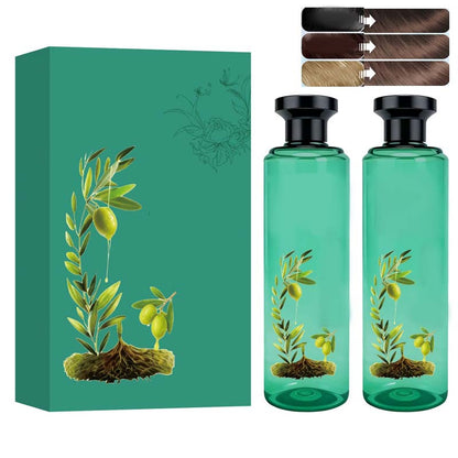 🌿 50% RABATT JETZT! 🔥 Langlebige Haarfarbe mit Ätherischen Ölen - Sanft zur Kopfhaut & Strahlender Glanz, perfekt für Natürliche Grauabdeckung ✨