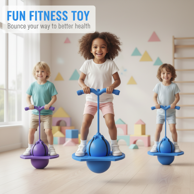 Pogo-Springball für Kinder und Erwachsene