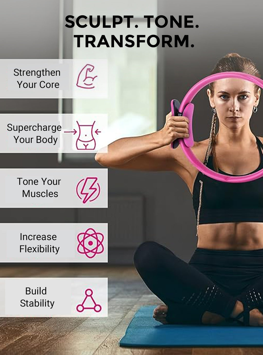 🔥 Aktion 🔗 Pilates Ring Fitness Trainer