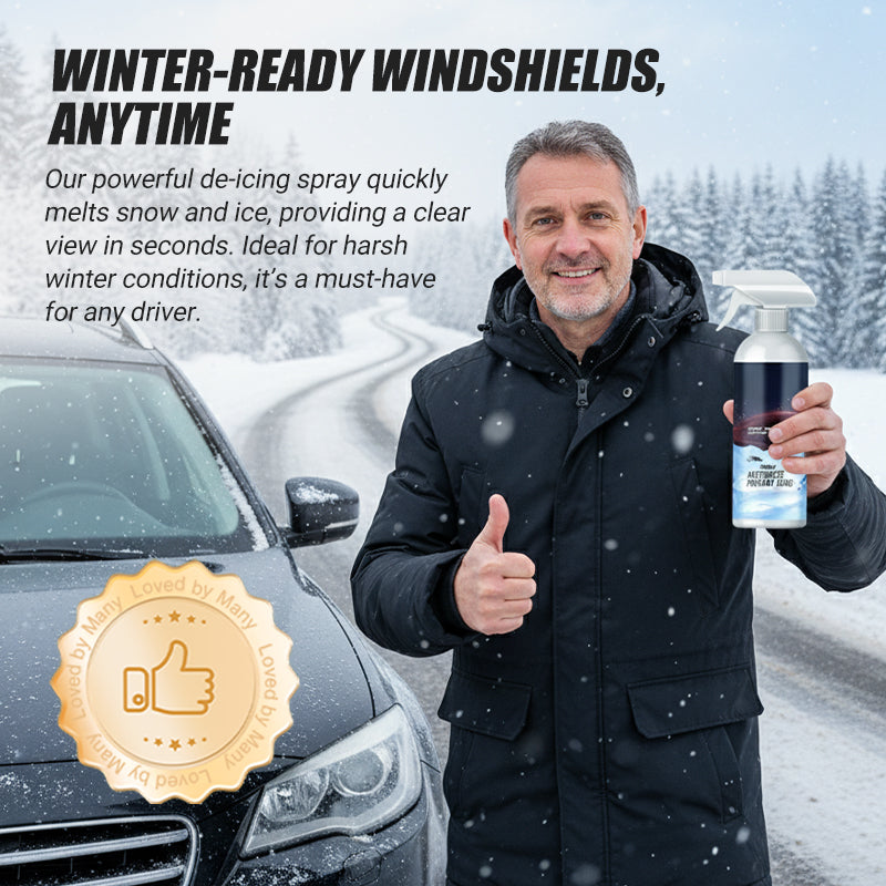 Leistungsstarkes Enteisungsspray für Autowindschutzscheiben