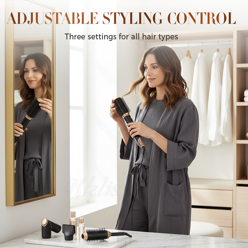 Shark FlexStyle Limited Edition 5-in-1-Luftstyler und Haartrockner | Mit FrizzFighter-Finishing-Tool, 32-mm- und 24-mm-Luftlockenstäben, ovaler Bürste, Stylingkonzentrator, Krokodilklemmen und Aufbewahrungstasche