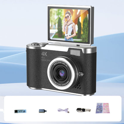 4K HD-Digitalkamera mit klappbarem Bildschirm