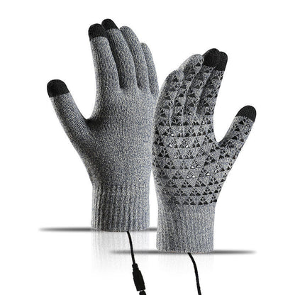 USB-beheizte Strickhandschuhe – geeignet für Touchscreens