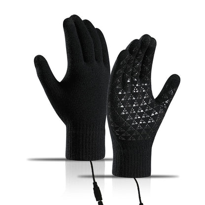 USB-beheizte Strickhandschuhe – geeignet für Touchscreens