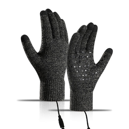 USB-beheizte Strickhandschuhe – geeignet für Touchscreens