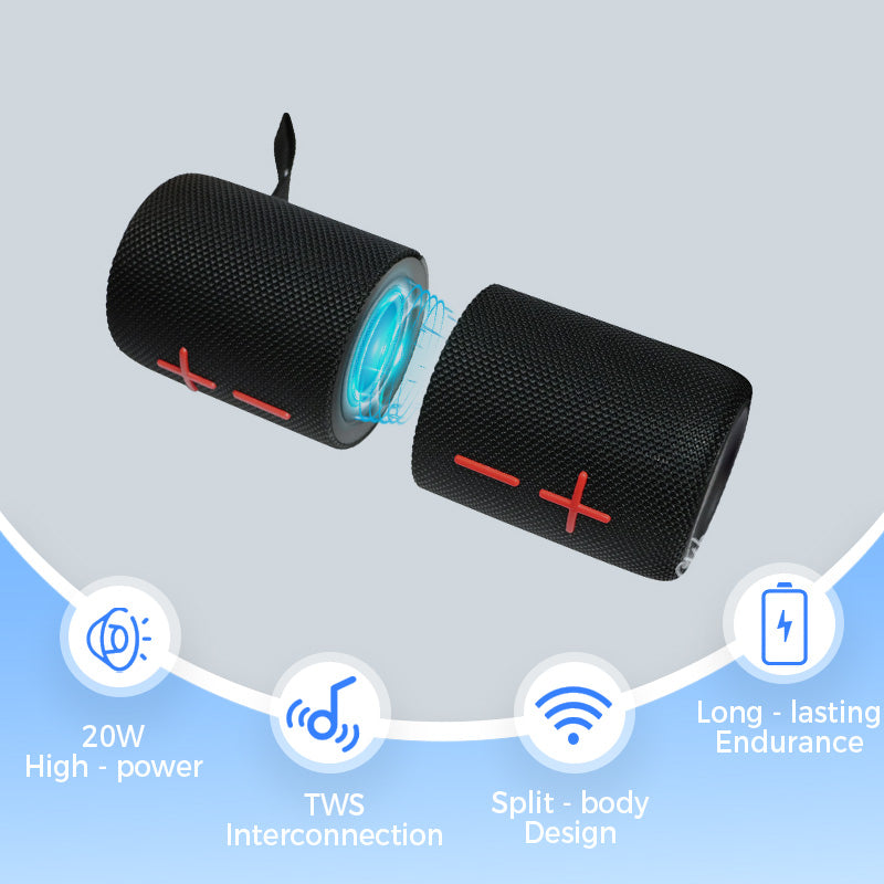 2-in-1 magnetischer Dual-Split-Bluetooth-Lautsprecher