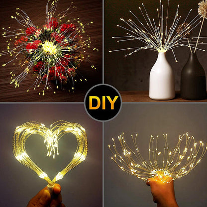 ✨ 50% RABATT! 🎆 Solar-Feuerwerks-Lichterkette für Garten & Partys – 280 LED, 8 Modi & Wasserdicht 🌿