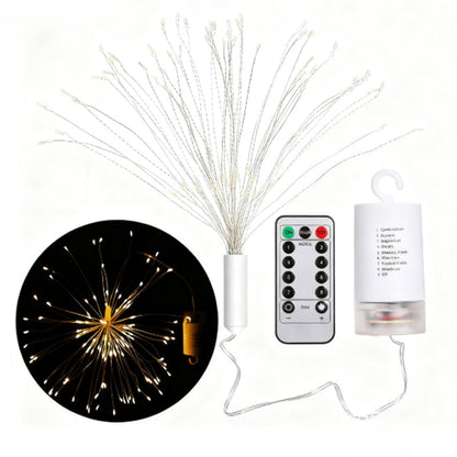 ✨ 50% RABATT! 🎆 Solar-Feuerwerks-Lichterkette für Garten & Partys – 280 LED, 8 Modi & Wasserdicht 🌿