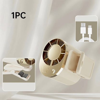 Tragbarer Ventilator mit Gürtelclip