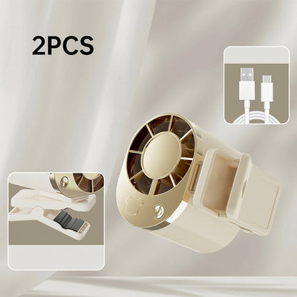 Tragbarer Ventilator mit Gürtelclip