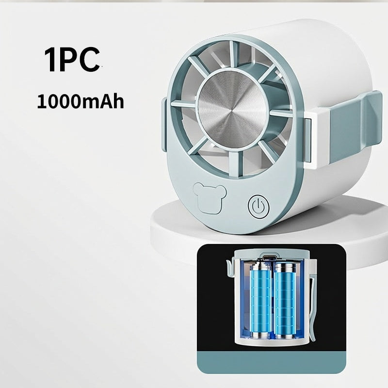Tragbarer Ventilator mit Gürtelclip