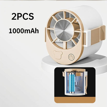 Tragbarer Ventilator mit Gürtelclip