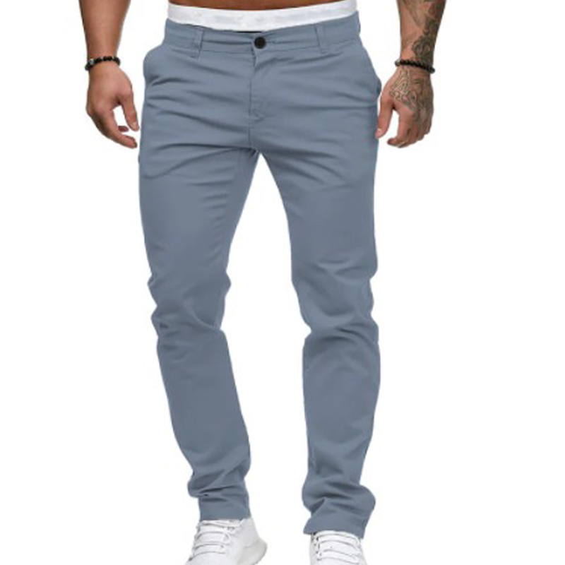 Moderne Stretch-Hose mit schmalem Bein
