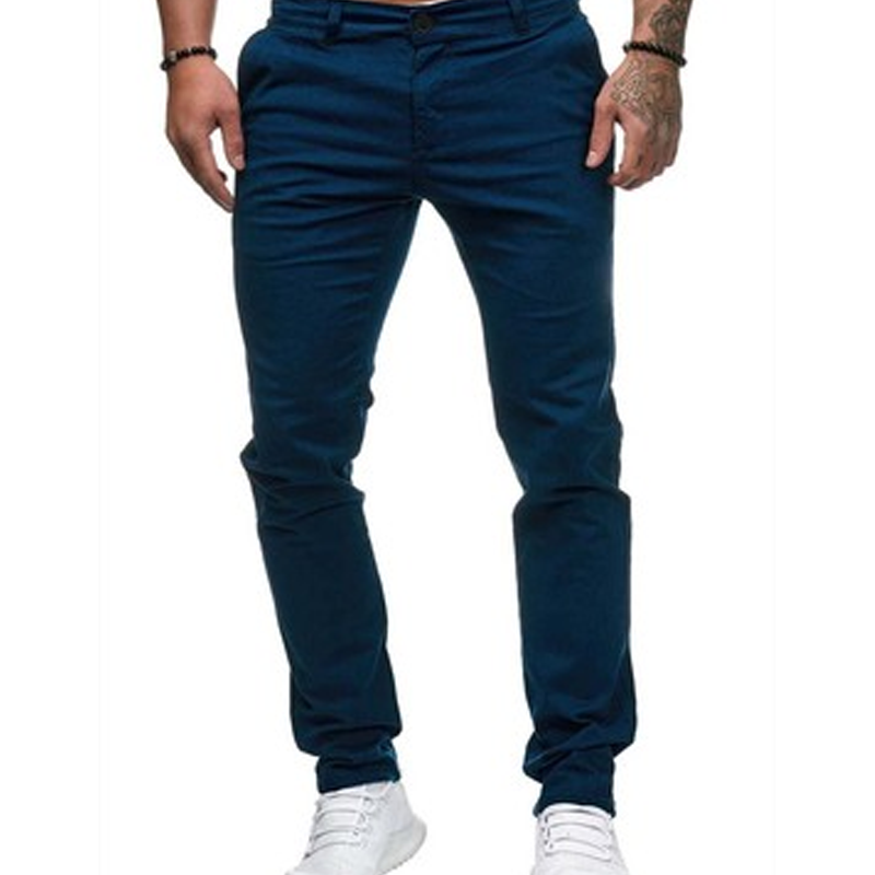 Moderne Stretch-Hose mit schmalem Bein