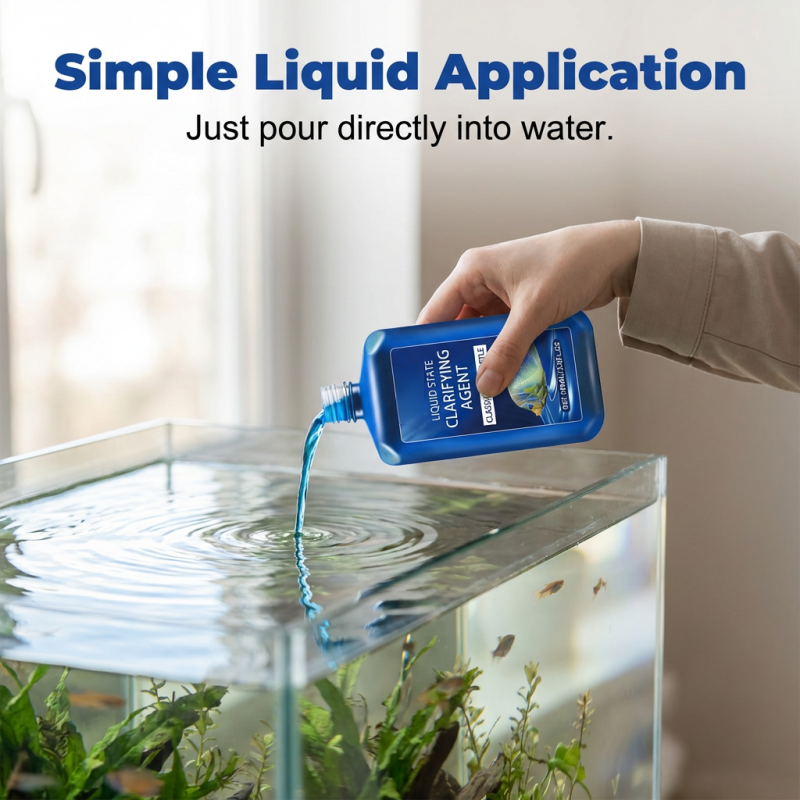 🔥 52 % Rabatt 💥 💧【Schnellwirkender Wasserklärer für Aquarien】 – Einfach einfüllen, und das trübe Wasser klärt sich von selbst – die Fische schwimmen, als wären sie in der Luft! 🐠✨