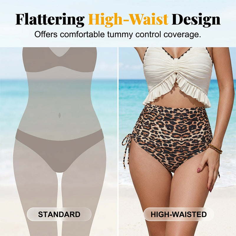 👙 JETZT 50% RABATT! 🥳 Damen Stylisches Leoparden-Bikini-Set – Mutig & trendig – Perfekt für Strand, Pool oder Urlaub – Bequem und auffällig 🐆🌊✨