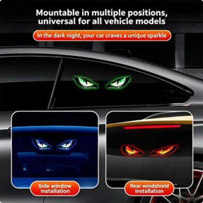 ⏰ 50 % Rabatt  Solar-LED-Heckscheibenleuchte für Auto 🚗 Dynamischer „Devil Eyes“-Effekt & Individuelle Fahrzeugbeleuchtung