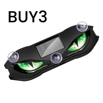 ⏰ 50 % Rabatt  Solar-LED-Heckscheibenleuchte für Auto 🚗 Dynamischer „Devil Eyes“-Effekt & Individuelle Fahrzeugbeleuchtung