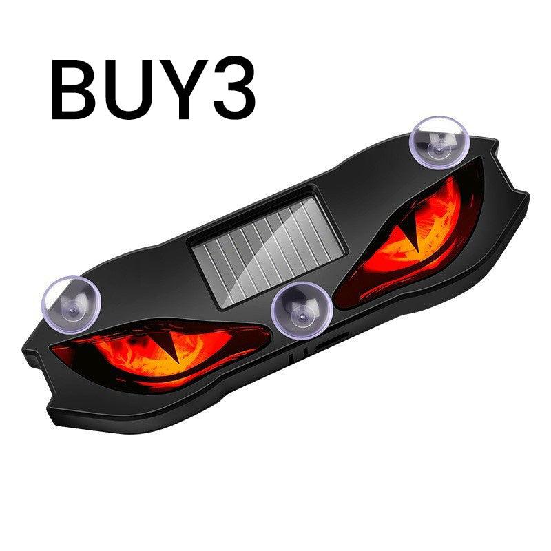 ⏰ 50 % Rabatt  Solar-LED-Heckscheibenleuchte für Auto 🚗 Dynamischer „Devil Eyes“-Effekt & Individuelle Fahrzeugbeleuchtung